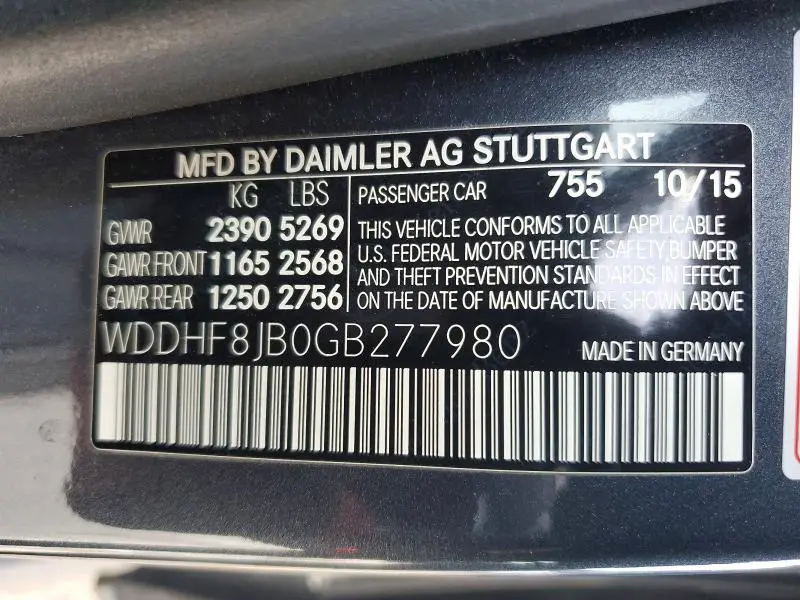 2016 MERCEDES-BENZ E 350 4MATIC  