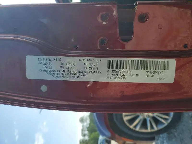 2017 CHRYSLER 300C   