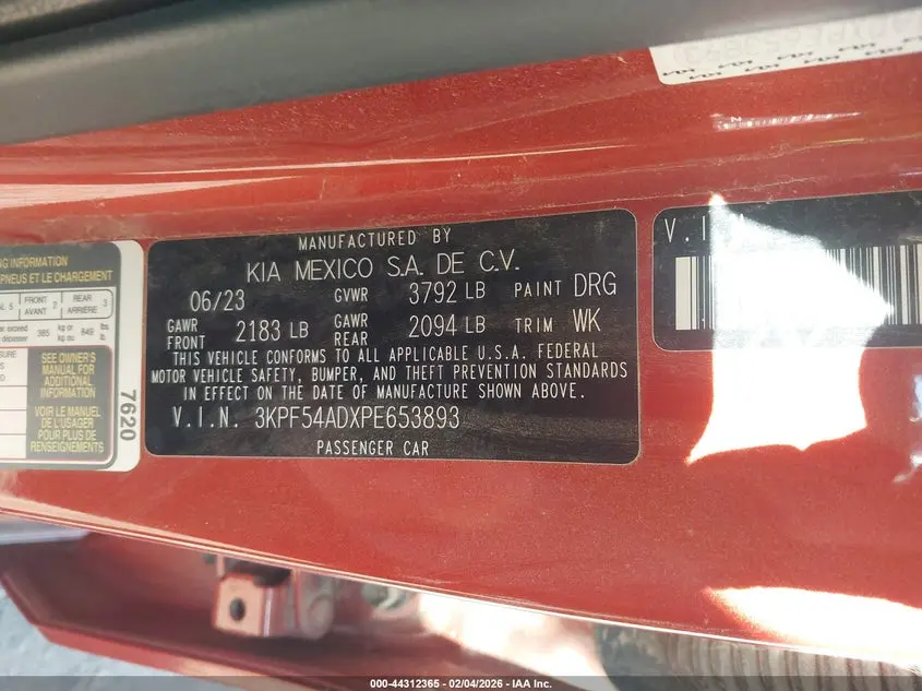 2023 KIA FORTE GT-LINE