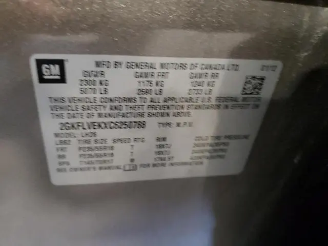 2012 GMC TERRAIN SLT  