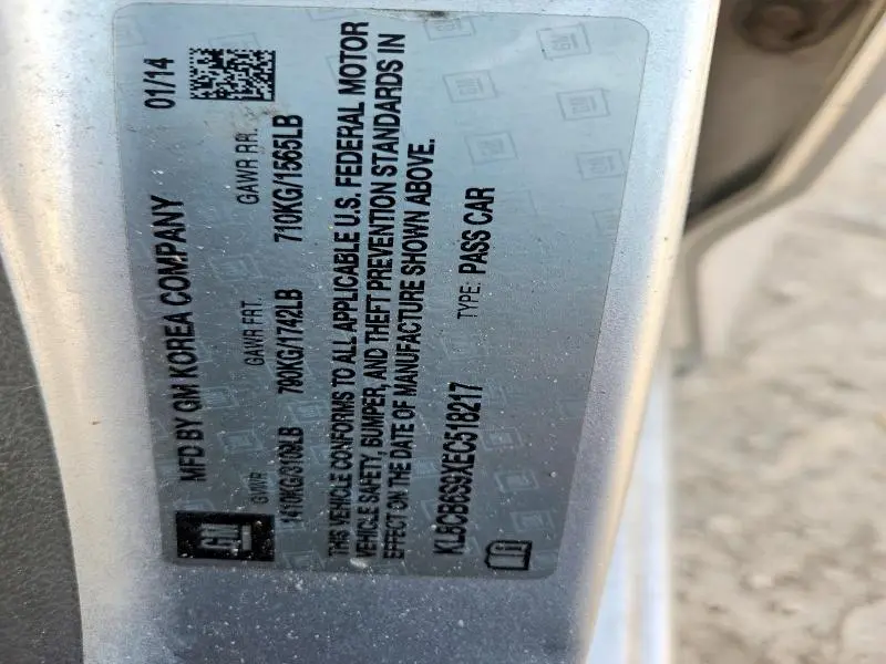 2014 CHEVROLET SPARK LS  