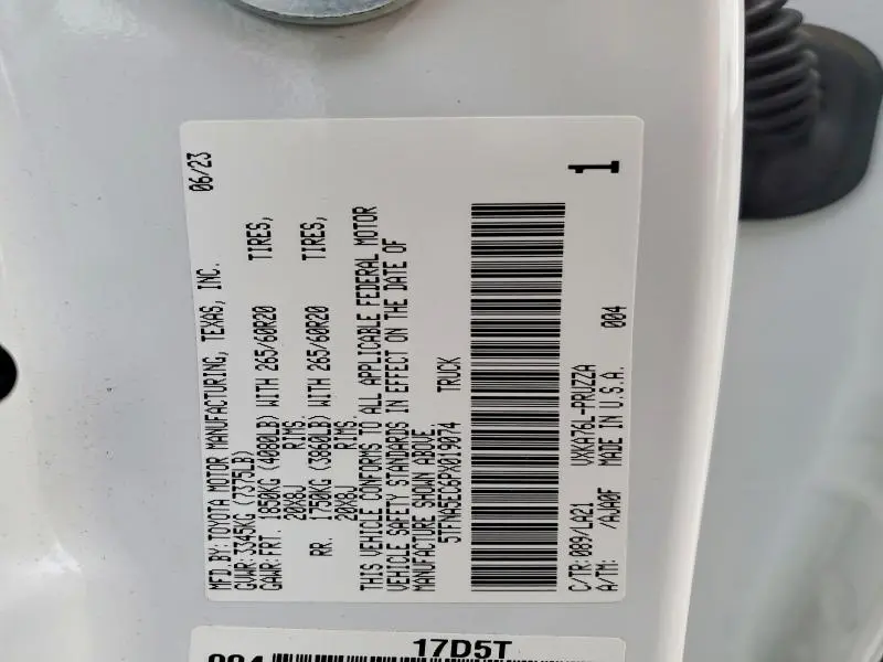 2023 TOYOTA TUNDRA PLATINUM  