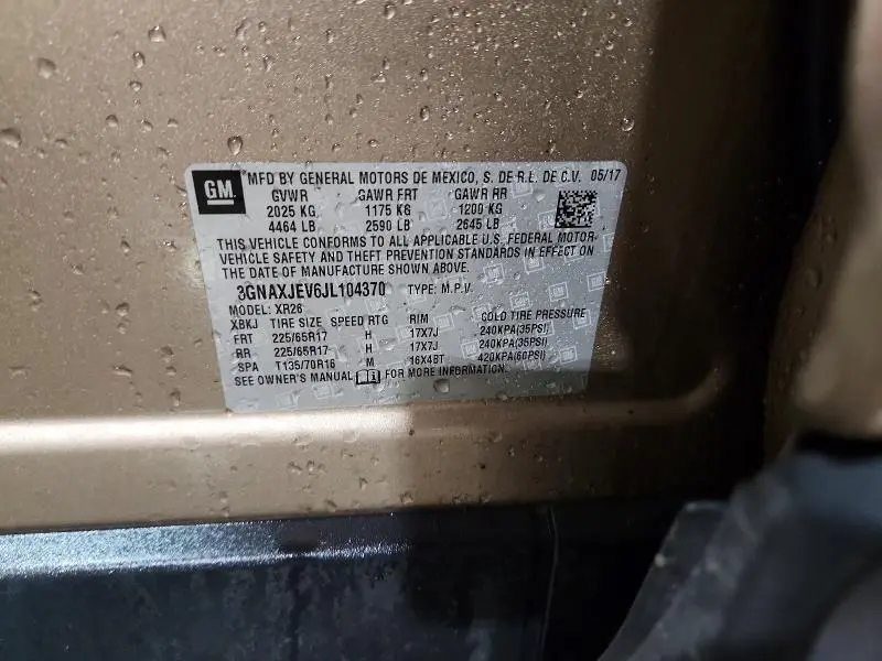 2018 CHEVROLET EQUINOX LT  