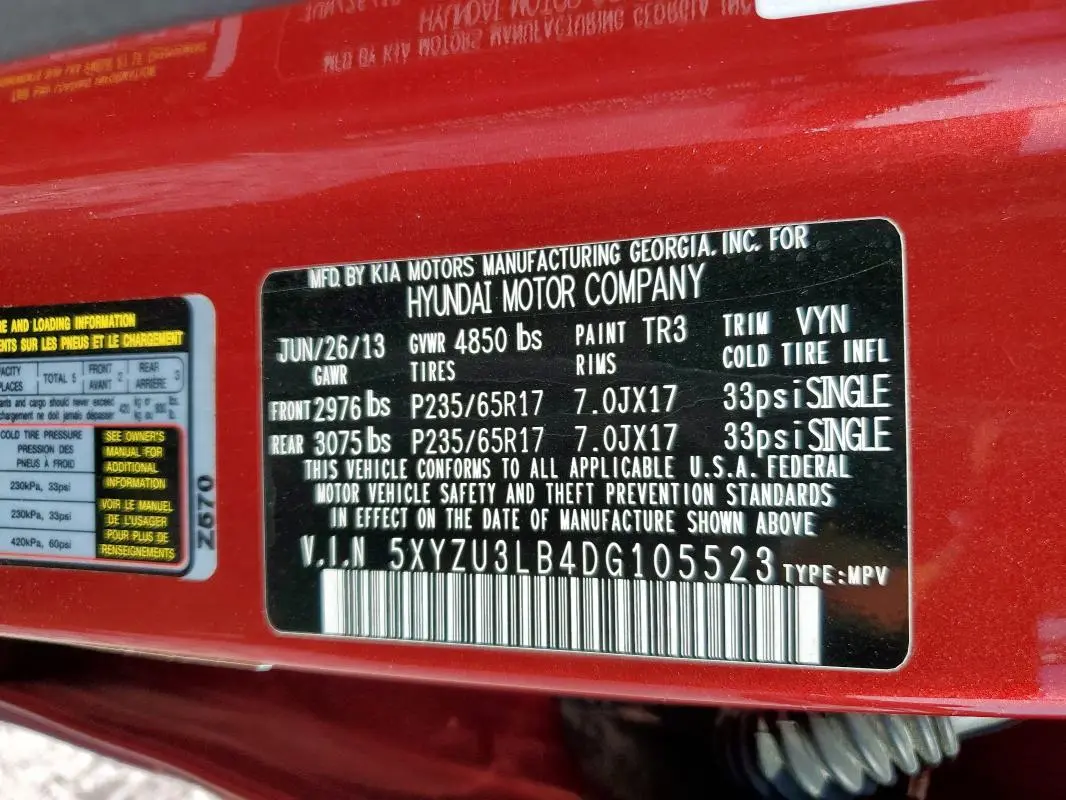 2013 HYUNDAI SANTA FE SPORT   