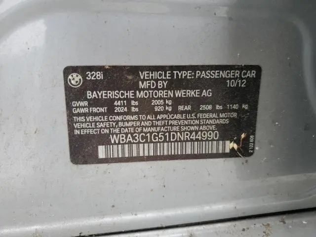 2013 BMW 328 I SULEV  