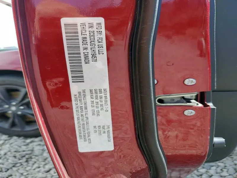 2020 DODGE CHARGER SXT  