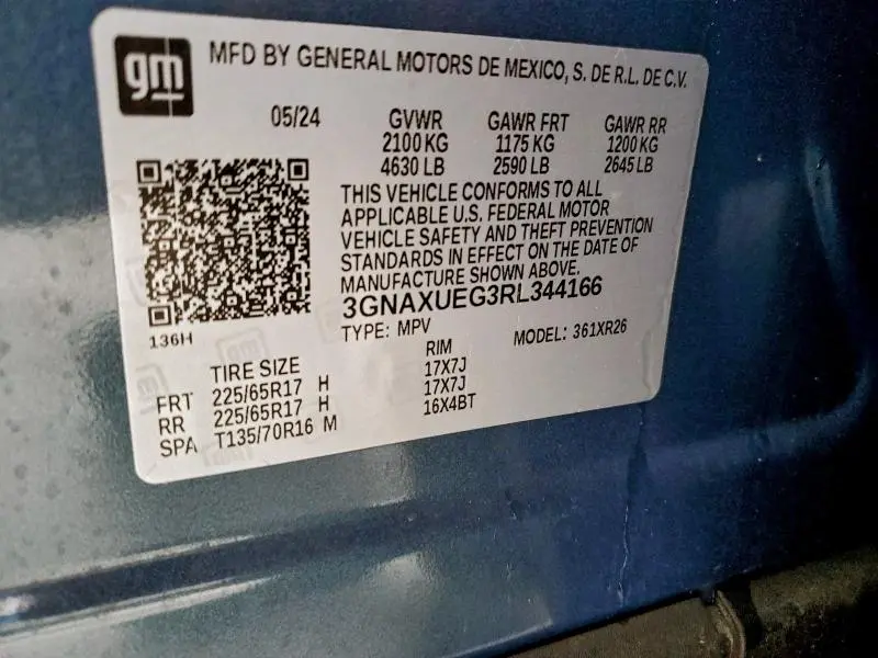 2024 CHEVROLET EQUINOX LT  