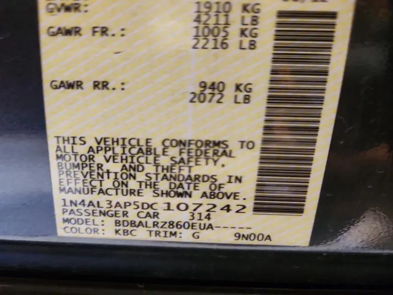 2013 NISSAN ALTIMA 2.5  