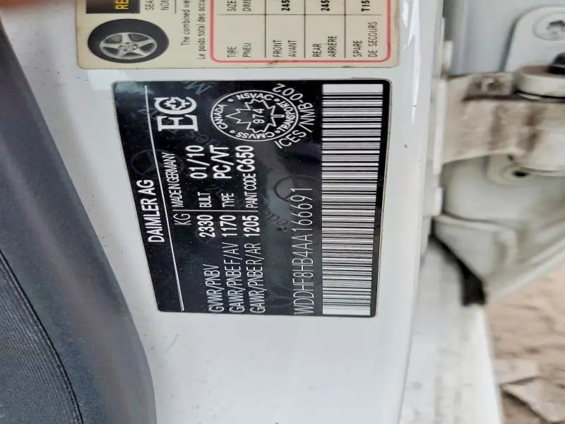 2010 MERCEDES-BENZ E 350 4MATIC  