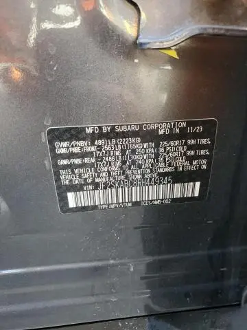 2024 SUBARU FORESTER   