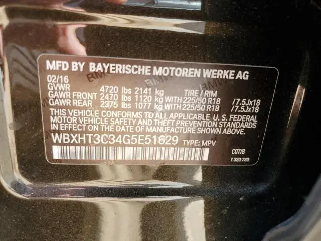 2016 BMW X1 XDRIVE28I  