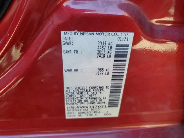 2023 NISSAN ALTIMA SR  