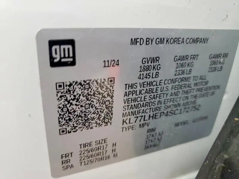2025 CHEVROLET TRAX 1LT  