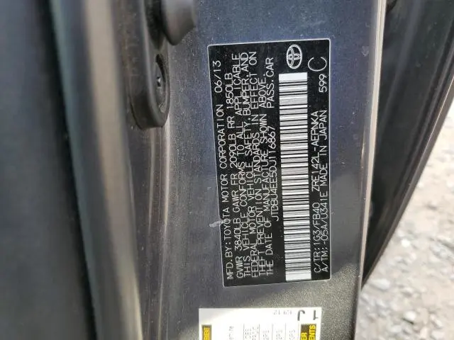 2013 TOYOTA COROLLA BASE  