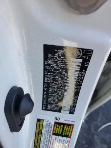 2019 TOYOTA COROLLA L  