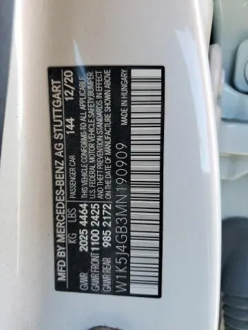 2021 MERCEDES-BENZ CLA 250  