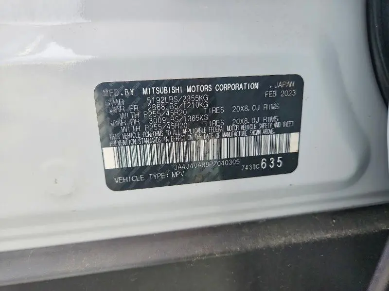 2023 MITSUBISHI OUTLANDER SEL  
