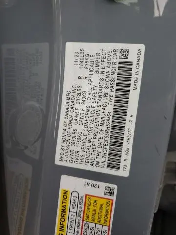 2024 HONDA CIVIC SPORT  