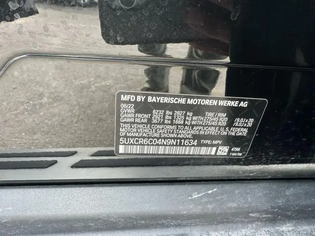 2022 BMW X5 XDRIVE40I  