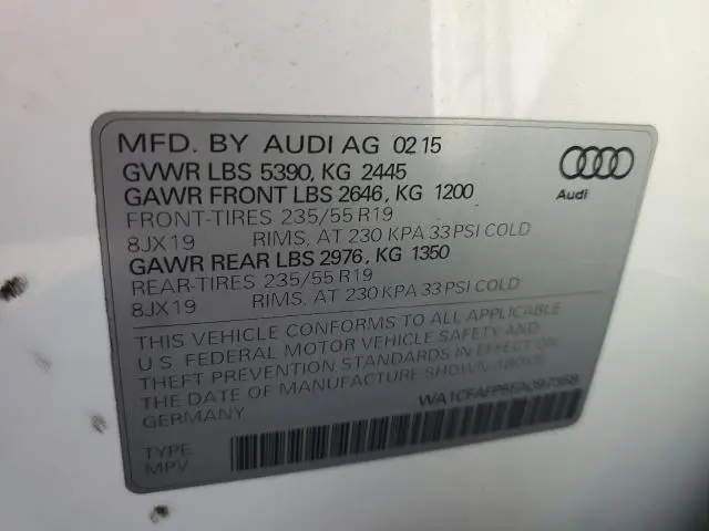 2015 AUDI Q5 PREMIUM  