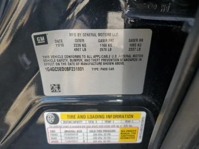 2011 BUICK LACROSSE CXL  