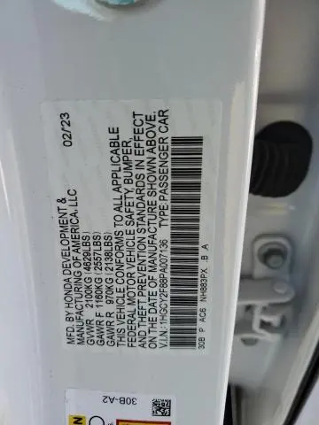 2023 HONDA ACCORD TOURING HYBRID  