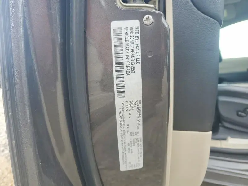 2022 CHRYSLER PACIFICA TOURING L  