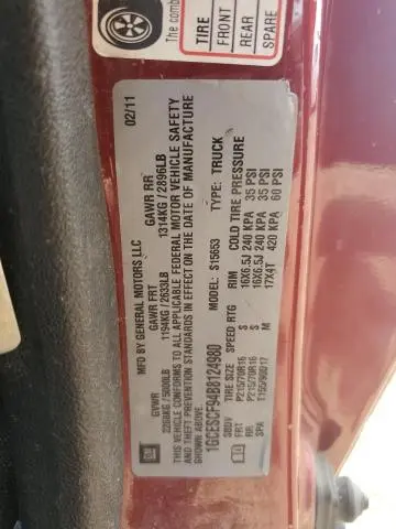 2011 CHEVROLET COLORADO LT  