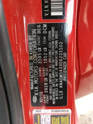2013 KIA RIO LX