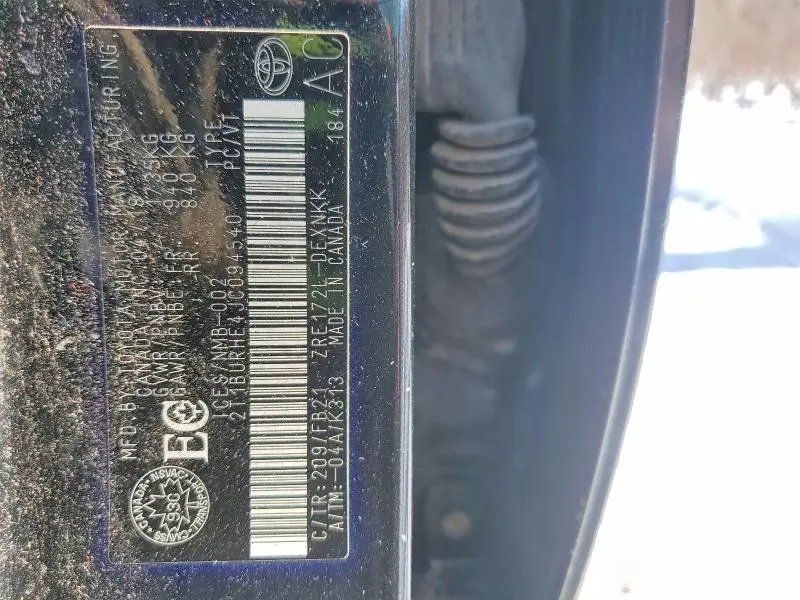 2018 TOYOTA COROLLA L  