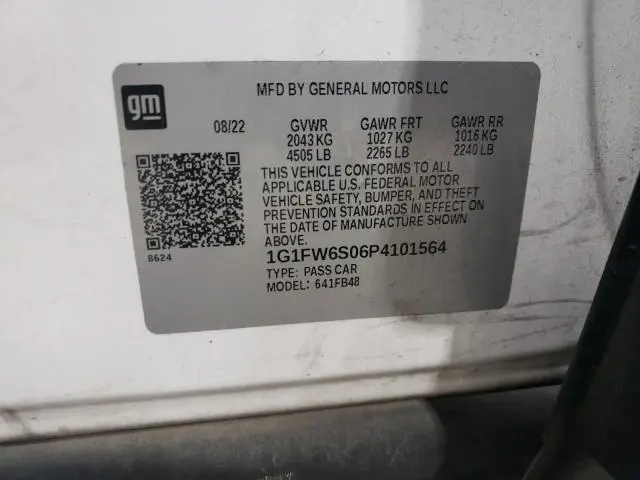 2023 CHEVROLET BOLT EV 1LT  