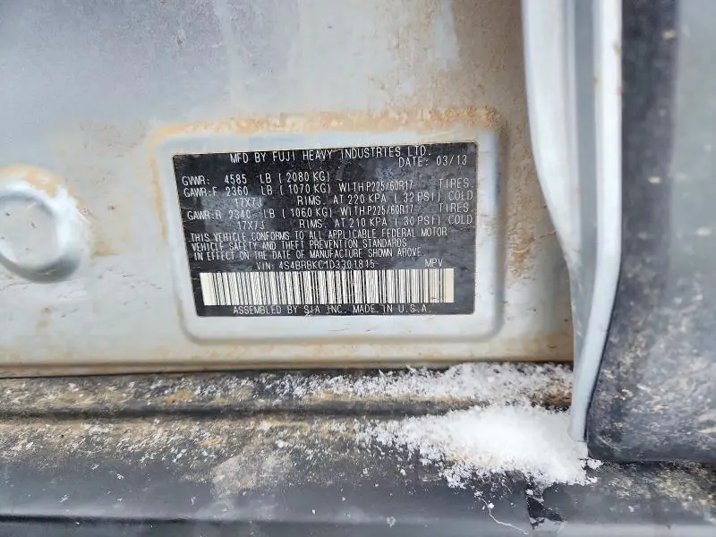 2013 SUBARU OUTBACK 2.5I LIMITED  