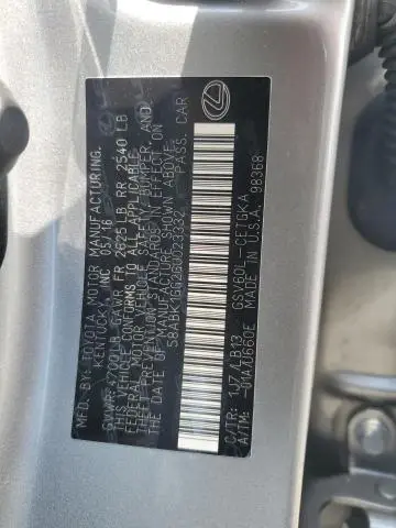 2016 LEXUS ES 350  