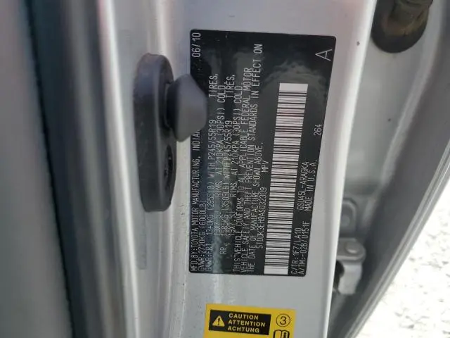 2010 TOYOTA HIGHLANDER LIMITED  
