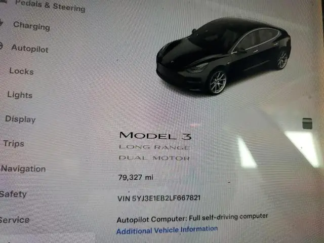 2020 TESLA MODEL 3   