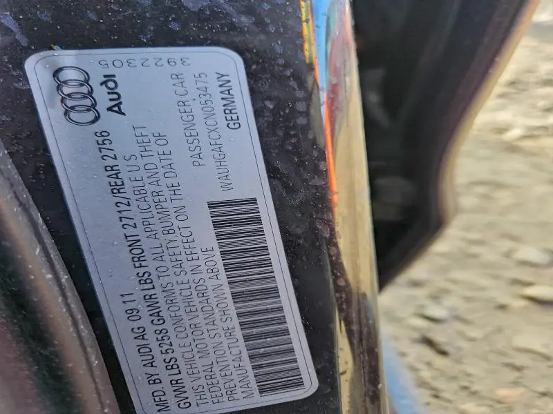 2012 AUDI A6 PRESTIGE  