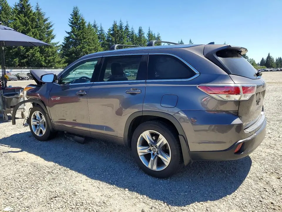 2016 TOYOTA HIGHLANDER LIMITED PLATINUM  