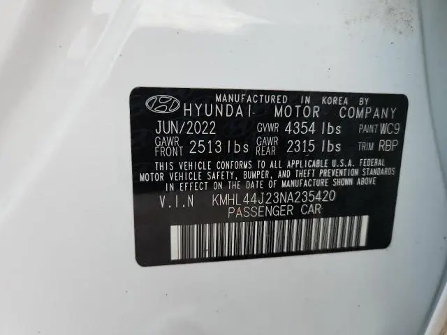 2022 HYUNDAI SONATA SEL PLUS  