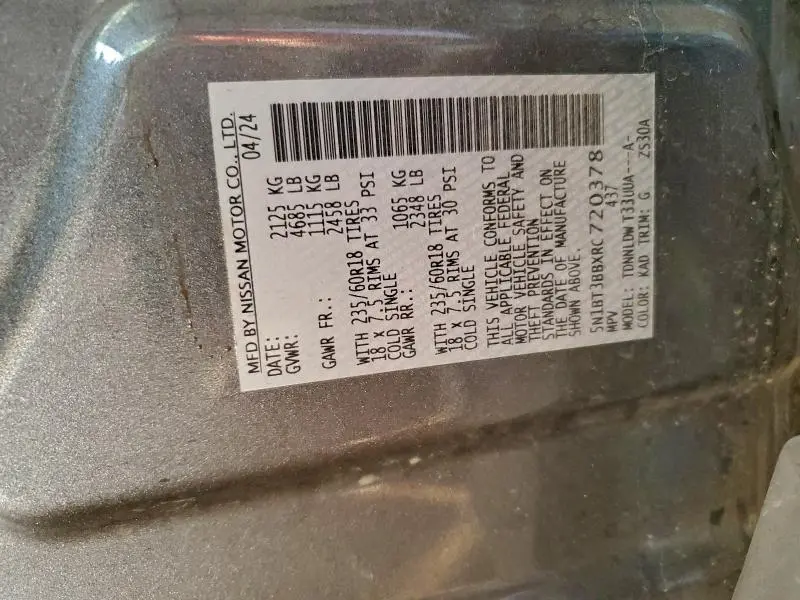 2024 NISSAN ROGUE SV  