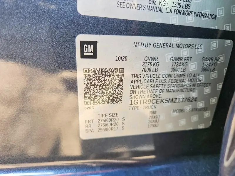 2021 GMC SIERRA K1500 ELEVATION  