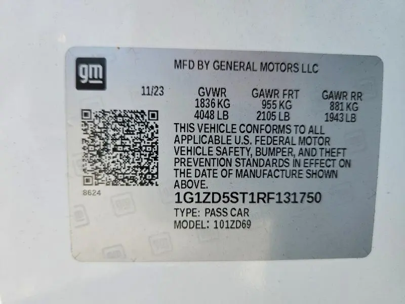 2024 CHEVROLET MALIBU LT  