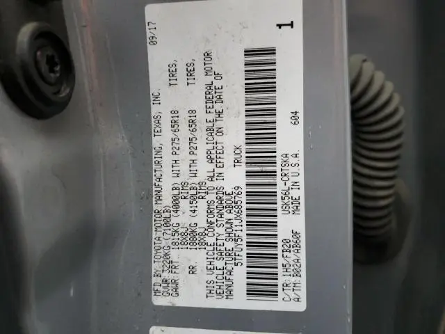 2018 TOYOTA TUNDRA DOUBLE CAB SR  