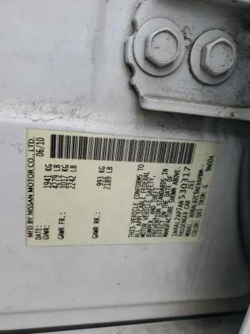 2010 NISSAN ALTIMA BASE  