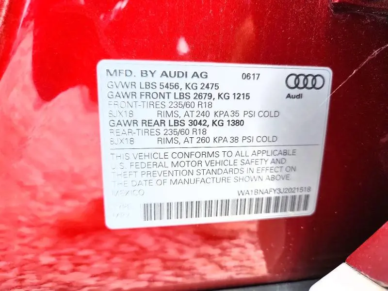 2018 AUDI Q5 PREMIUM PLUS  