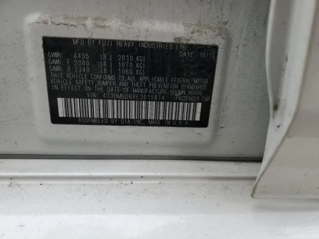 2014 SUBARU LEGACY 2.5I PREMIUM  