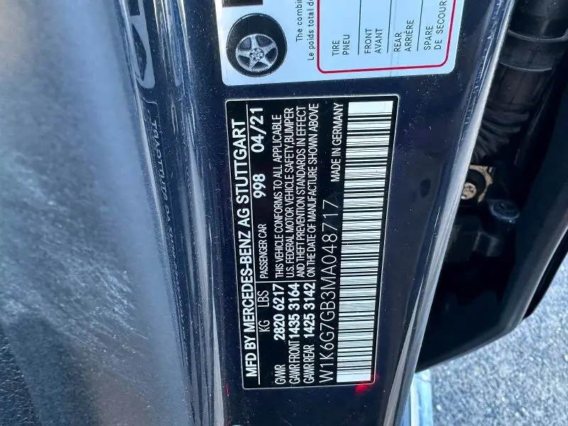 2021 MERCEDES-BENZ S 580 4MATIC  