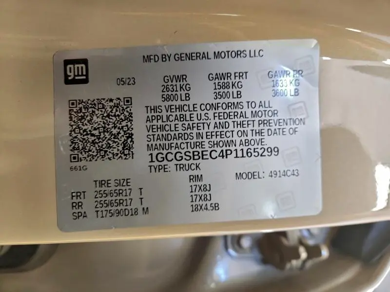 2023 CHEVROLET COLORADO   