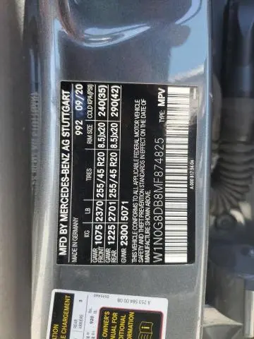 2021 MERCEDES-BENZ GLC 300  