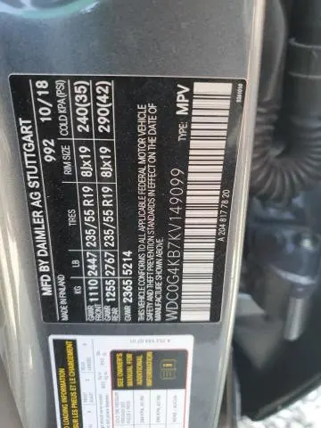 2019 MERCEDES-BENZ GLC 300 4MATIC  