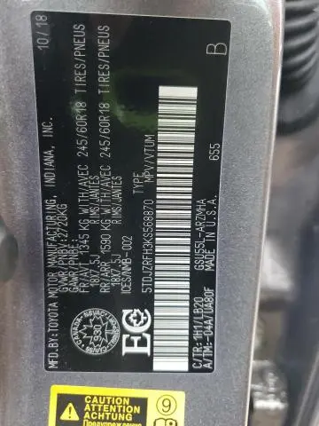 2019 TOYOTA HIGHLANDER SE  